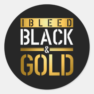 Sticker Rond J'ai doré noir foncé