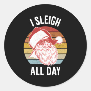 Sticker Rond J'Ai Dormi Toute La Journée