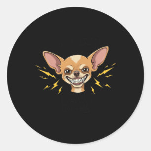 Sticker Rond J'Ai L'Autocollant De Dawg En Moi Chihuahua