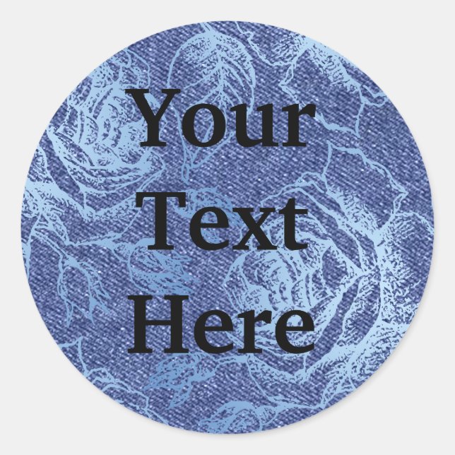 Sticker Rond J'ai le blues (Devant)