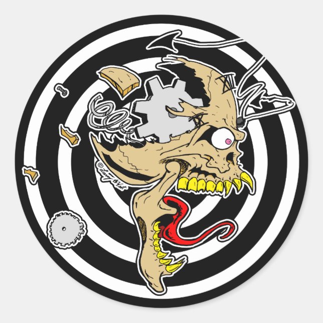 Sticker Rond J'ai le temps (Devant)