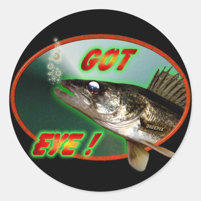 Sticker Rond J'Ai L'Oeil ! (Devant)