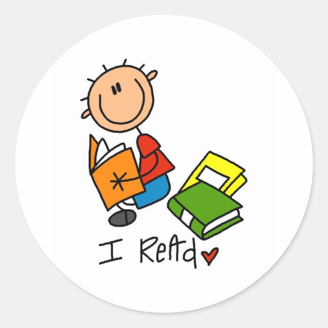 Sticker Rond J'ai lu (Devant)