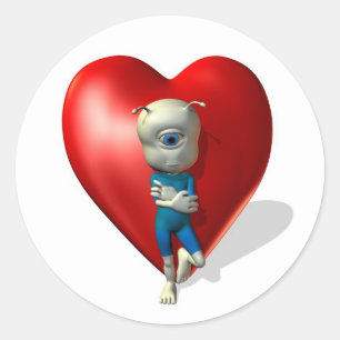 Sticker Rond j'ai un oeil sur toi