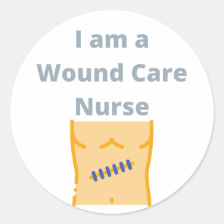 Sticker Rond J'ai une infirmière en soins de santé - infirmière