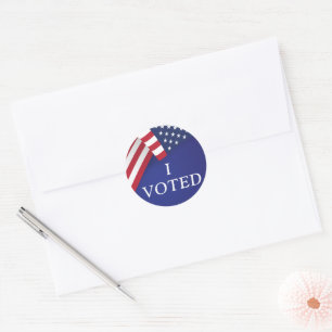 Sticker Rond J'ai voté les élections de 2024