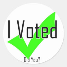 J'Ai Voté. Vous L'Avez Fait ?