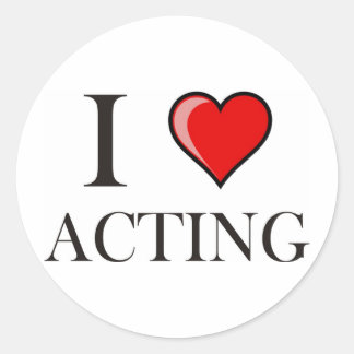 Sticker Rond J'aime agir