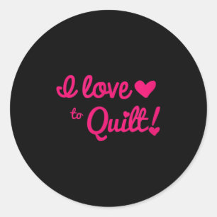 Sticker Rond J'Aime Cacher La Chemise