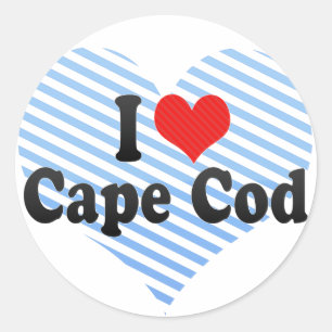 Sticker Rond J'Aime Cape Cod