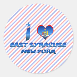 Sticker Rond J'aime East Syracuse, New York