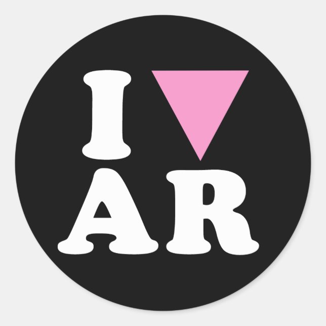 Sticker Rond J'AIME GAY AR - BLANC -.png (Devant)