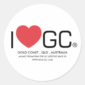 Sticker Rond J'aime GC