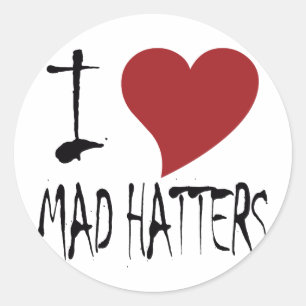 Sticker Rond J'Aime Les Haineuses