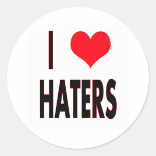 Sticker Rond J'aime les haïteurs