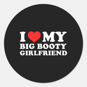 Sticker Rond J'Aime Mon Ami Gros Garçon