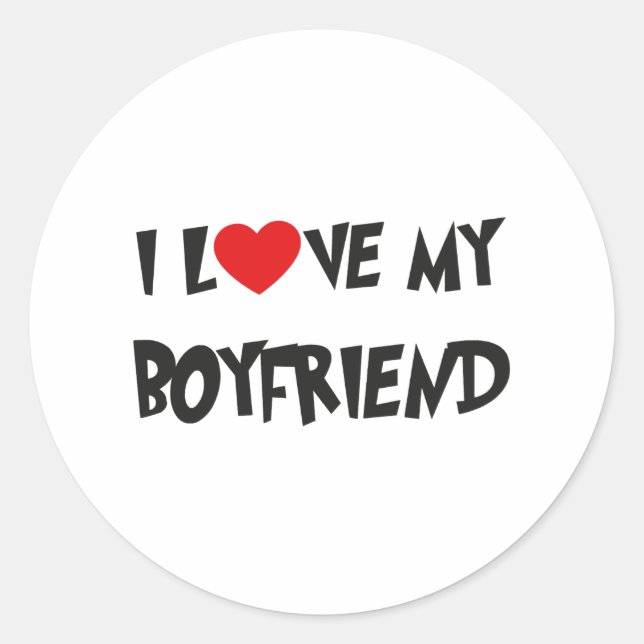 STICKER ROND J'AIME MON PETIT AMI (Devant)
