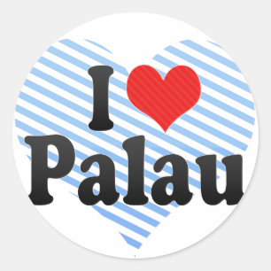 Sticker Rond J'aime Palau