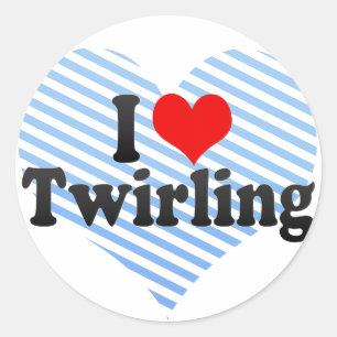 Sticker Rond J'aime tournoyer