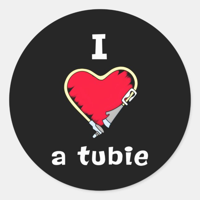 Sticker Rond J'Aime Une Semaine De Sensibilisation À La Nourrit (Devant)