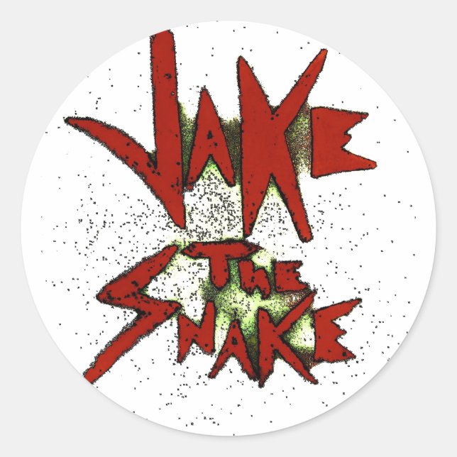 Sticker Rond Jake the Snake (Devant)