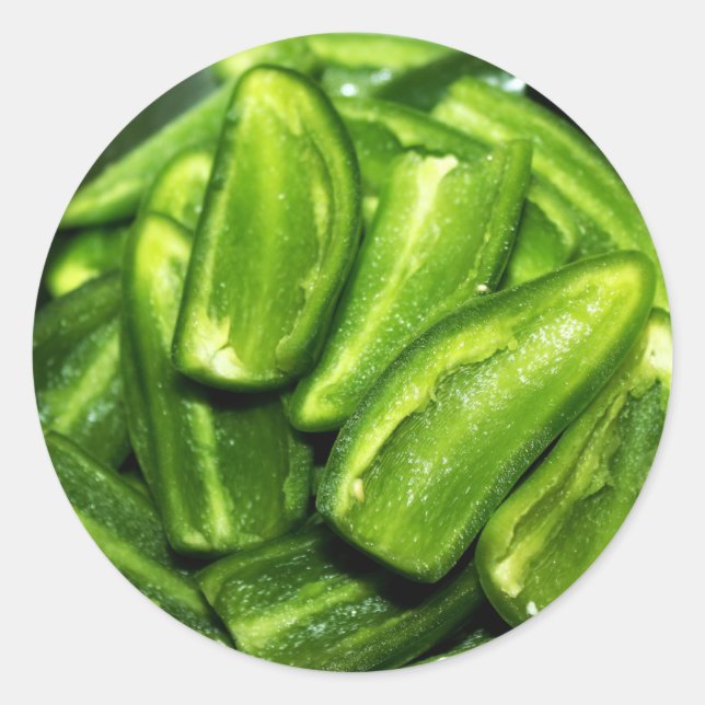 Sticker Rond Jalapenos DeSened (Devant)