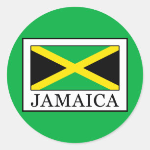 Sticker Rond Jamaïque