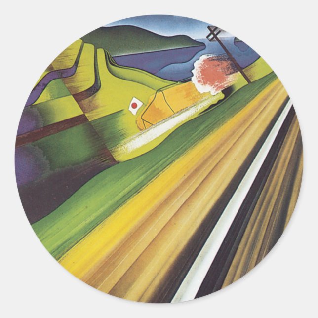 Sticker Rond Japon (Devant)