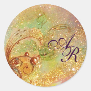 STICKER ROND JARDIN DES OMBRES PERDUES - MONOGRAM