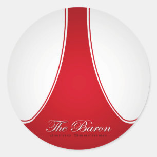 Sticker Rond Jarno "Le Baron" Saarinen