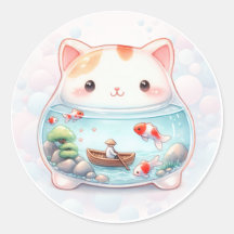 Jarres d'animaux de lunettes - Chat -