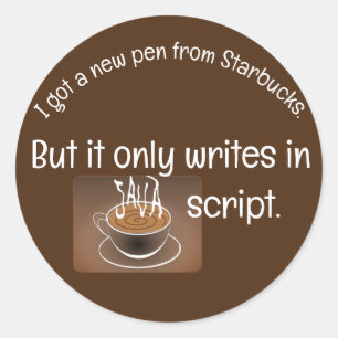 Sticker Rond "Java Script"