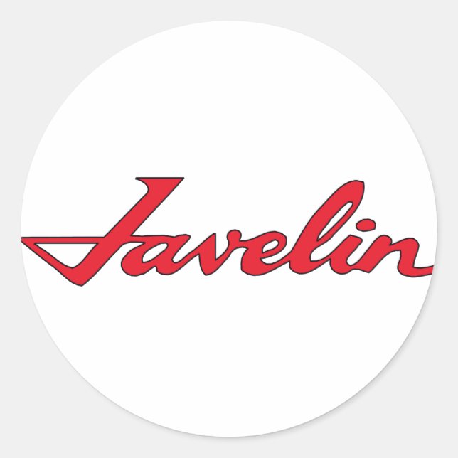 Sticker Rond Javelin Emblem (Devant)