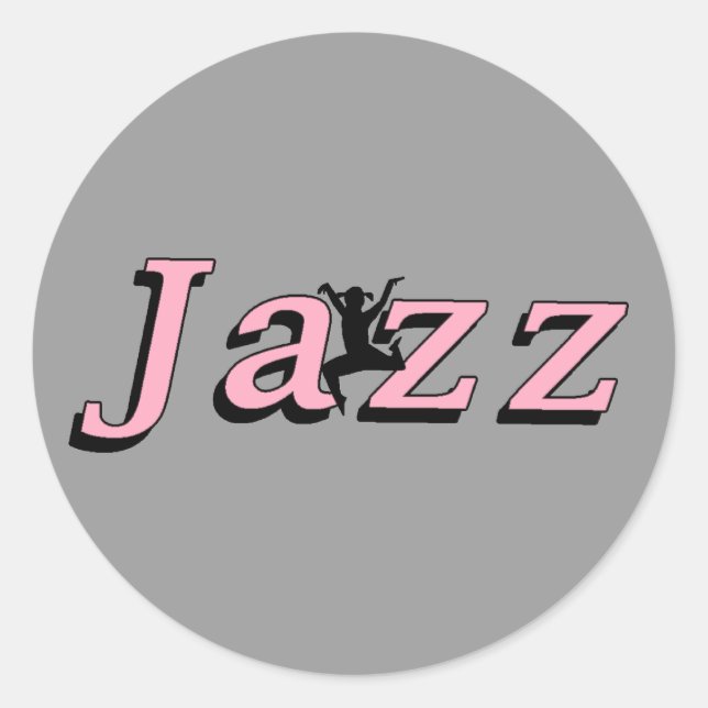 Sticker Rond Jazz (Devant)