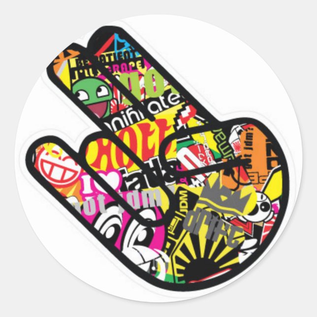 Sticker Rond Jdm (Devant)