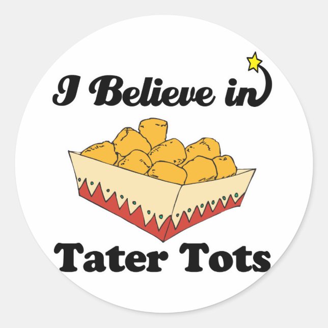Sticker Rond je crois aux tatouages (Devant)