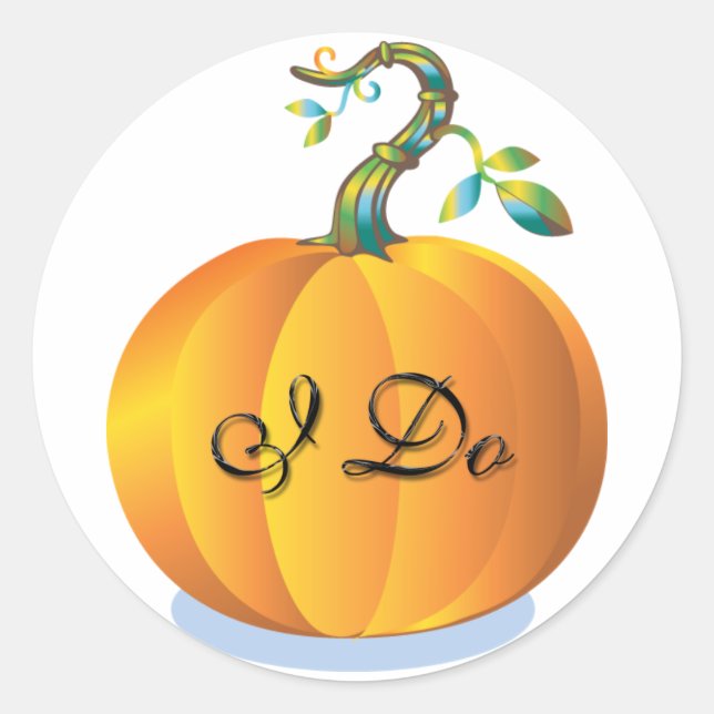 Sticker Rond Je fais du sceau Mariage (Devant)