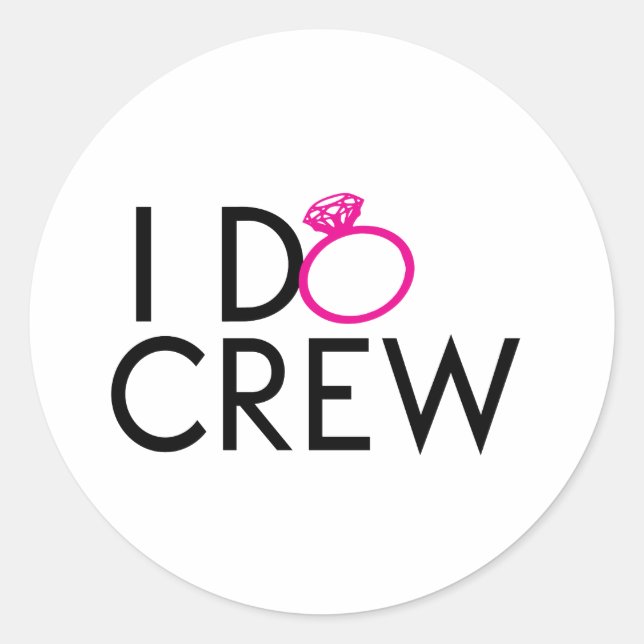 STICKER ROND JE FAVORISE LA FÊTE D'ÉQUIPAGE (Devant)