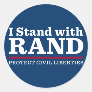 Sticker Rond Je Me Trouve Avec Du Rand