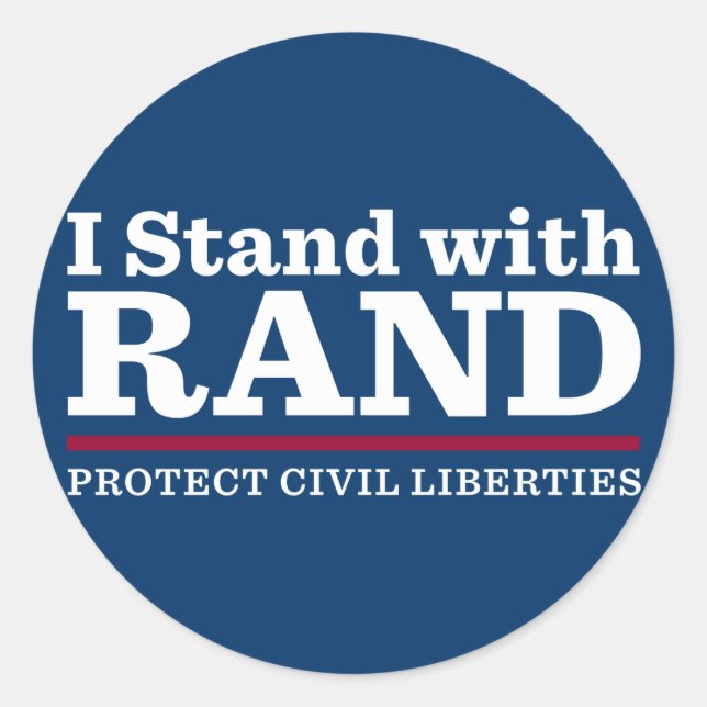 Sticker Rond Je Me Trouve Avec Du Rand (Devant)