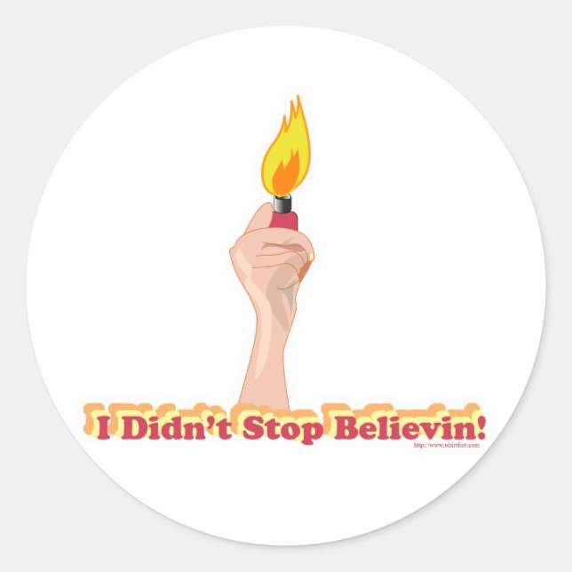 Sticker Rond Je N'Ai Pas Arrêté Belivin (Devant)
