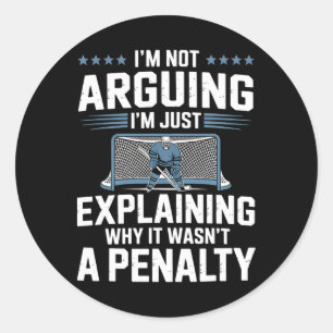 Sticker Rond Je ne discute pas, j'explique simplement pourquoi 
