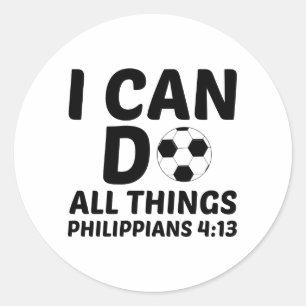 STICKER ROND JE PEUX FAIRE TOUT LE FOCCER
