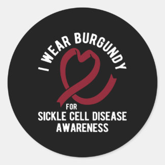 Sticker Rond Je Porte La Bourgogne Pour La Cellule De Faucille