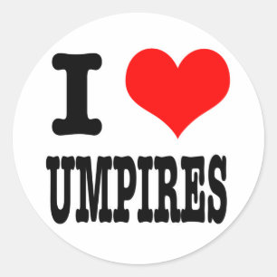 STICKER ROND JE SUIS FOU (J'AIME) DES ARBITRES