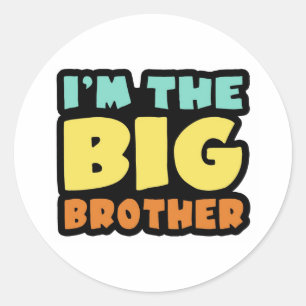 Sticker Rond Je suis le Big Brother