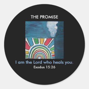 STICKER ROND JE SUIS LE SEIGNEUR 1118