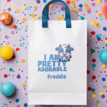 Je suis mignon adorable bleu personnalisé