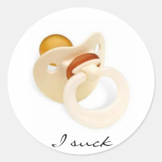 Sticker Rond Je suis nul