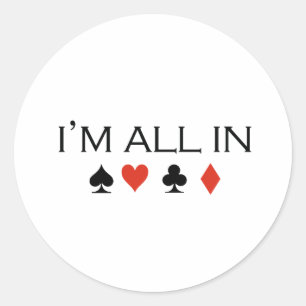 Sticker Rond Je suis tout en T-shirt
